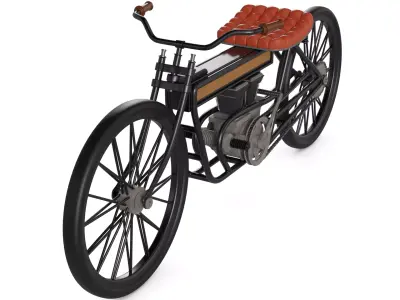 Snow Bike 3D model shop
