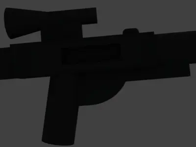 Lego rifle Free 3D model