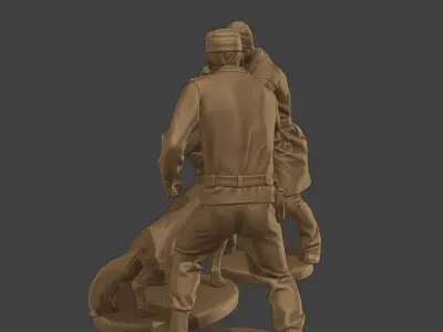 Czechoslovak communist Police K9 006 3D print model