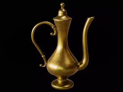 Arabic Traditional Teapot 3D model
