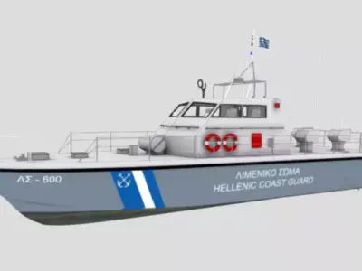 Hellenic Coast Guard - Boat 3D model