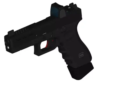 Glock 17 Full CAD model  3D model
