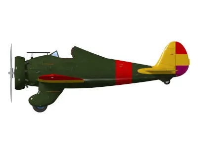 Boeing P-26 Peashooter 3D model purchase