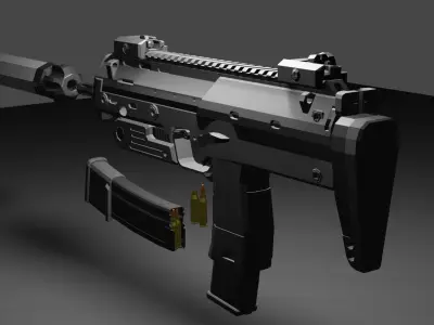 hk mp7  3D model