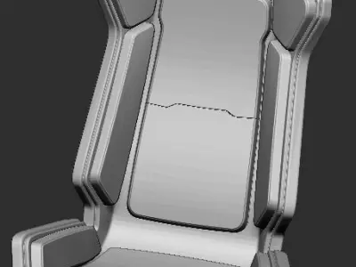 Racing seat 3D print model