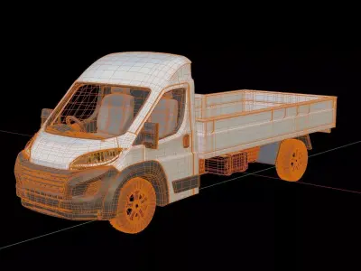 Ram Promaster Flatbed 3D model