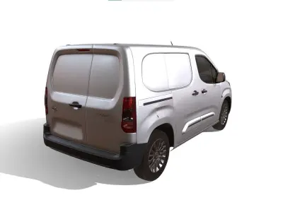 Toyota Pro Ace City Van Electric Low-poly 3D model