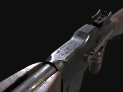 Swedish Kg 21 - Low-poly 3D model PBR  Low-poly 3D model