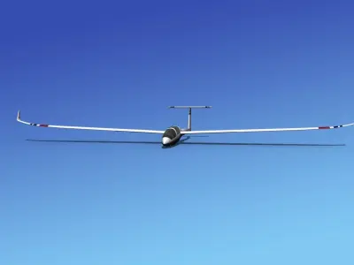 DG-1000 Glider V09 3D model