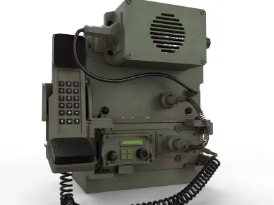 Military Radio 3D model order