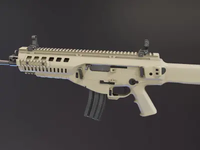 ARX160 Rifle Low-poly 3D model