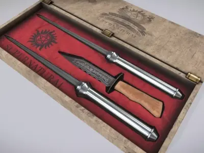 Supernatural Knife Box 3D model
