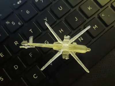 Rooivalk attach Helicopter 3D print model