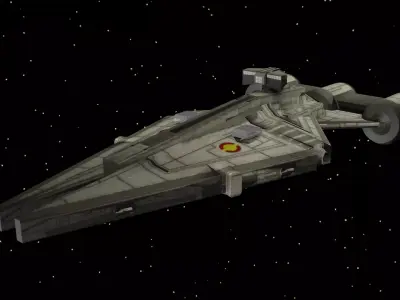 Star Wars - Republic Light Cruiser 3D model