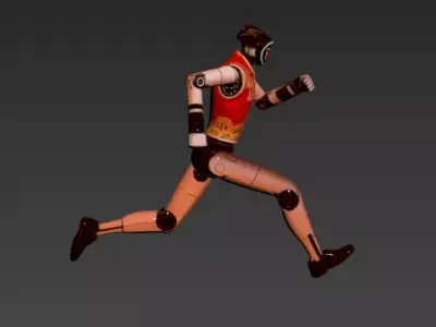 Spring Festival Gala - Running Robot 1 3D model