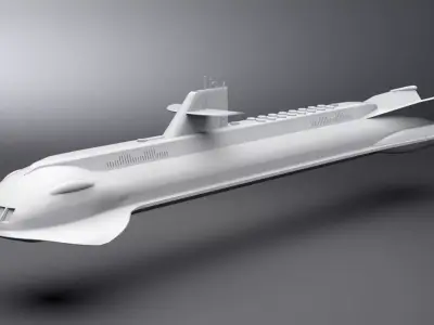 USOS Seaview Submarine Scale model 3D print model