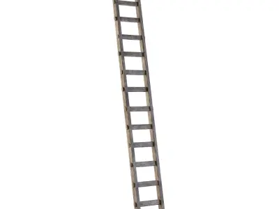 Old Wooden Ladder 3D model purchase