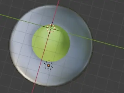 Ufo with ray 3D model