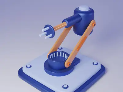 Robotical Industry Kit Low-poly 3D model