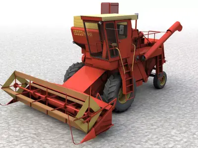 JI CASE 1660 1968 3D model
