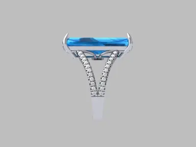 Wedding Ring  3D print model 345