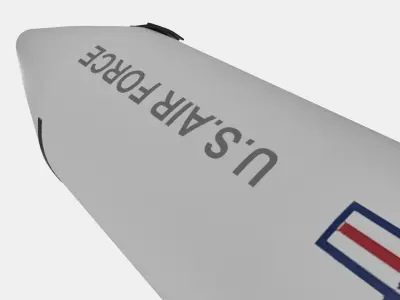 SM-78 Jupiter Ballistic Missile 3D model