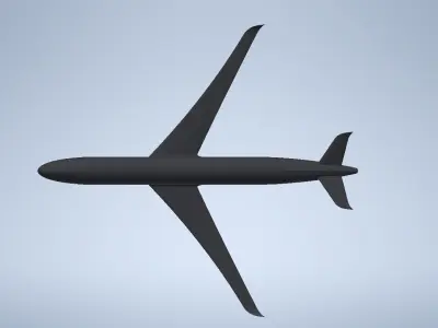 Private Jet 3D print model
