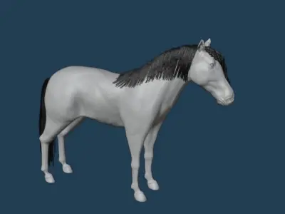 horse blender Free 3D model