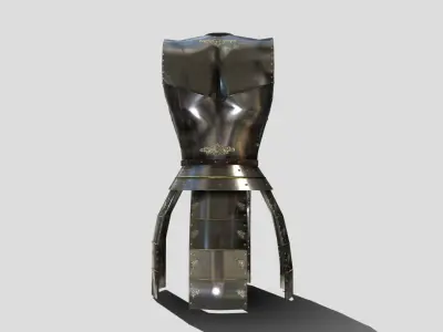 Medieval Fantasy Armour Low-poly 3D model