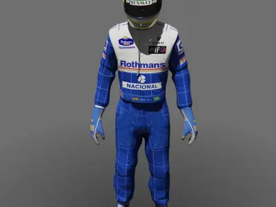 Ayrton Senna 1994 3D model