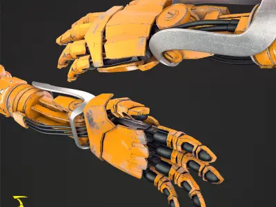 Kuka Hand Robot HW  3D model