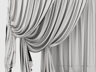 Curtain collection 10 3D model