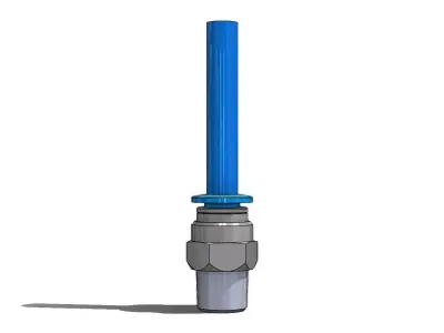 Conexao Rapida Festo QS 1-8 6 Quick Connection 3D model