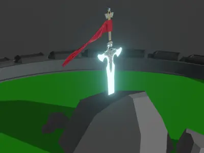 Epic Fantasy Sword Pack by gWyn Low-poly 3D model