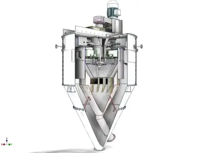 Air Classifier Air Separator   Free 3D model