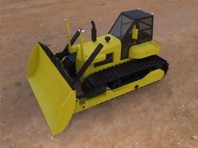 TRATOR ESTEIRA Free 3D model