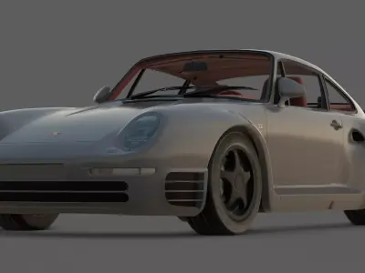 1988 Porsche 959 Bruce Canepa Upgrade 3D Model  The Ultimate 3D model
