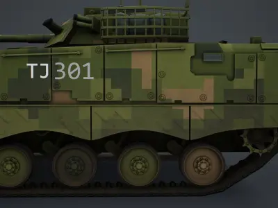 ZBD 04A Low-poly 3D model