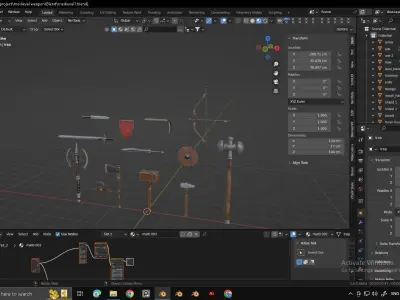 Medieval Weapon Pack 3D model