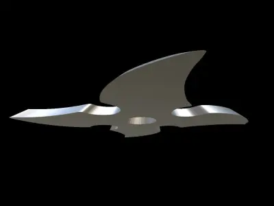 Shuriken metal blade 3D print model