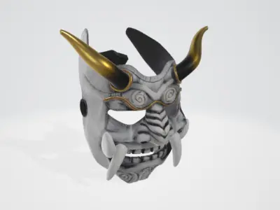 Samuari Mask 6 3D model