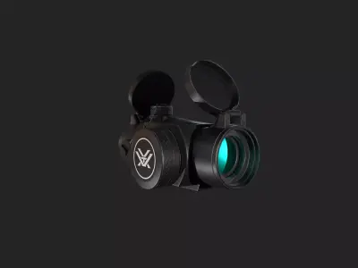 SPARC II RED DOT AIM Game Ready Low-poly 3D model