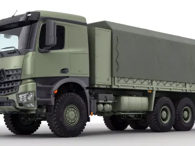 Mercedes Arocs Military 6X6 3D model