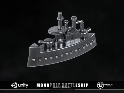 Monopoly Pieces 3D Model Pack
