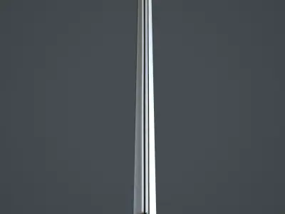 Gurthang the Dark Elf Sword Low-poly 3D model