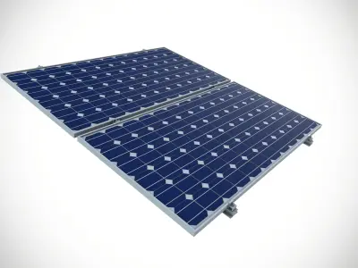 Solar Panel Low-poly 3D model buy