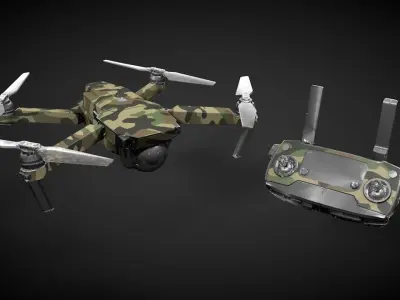 Decal or Skin for DJI Mavic PRO 3D model