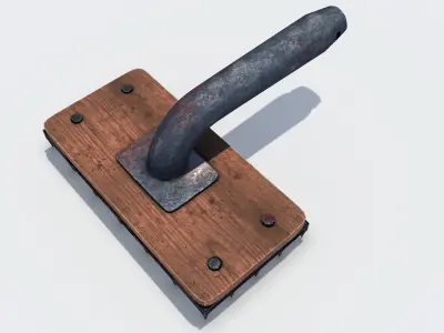 Grater metal tool 3D model