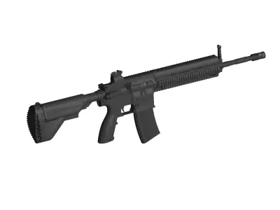 Heckler Koch HK416 3D model purchase