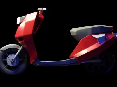 Model Scooter 3D print model